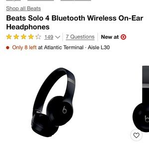 Beats Solo 4 wireless headphones